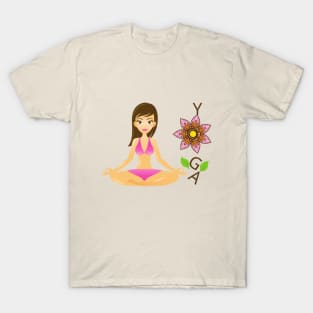 Flower YOGA T-Shirt